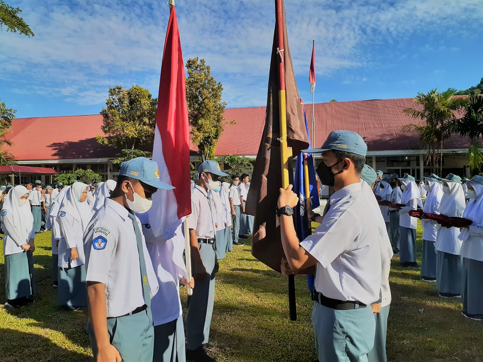 Serah Terima Jabatan Pengurus OSIS SMAN 1 Batang Kapas