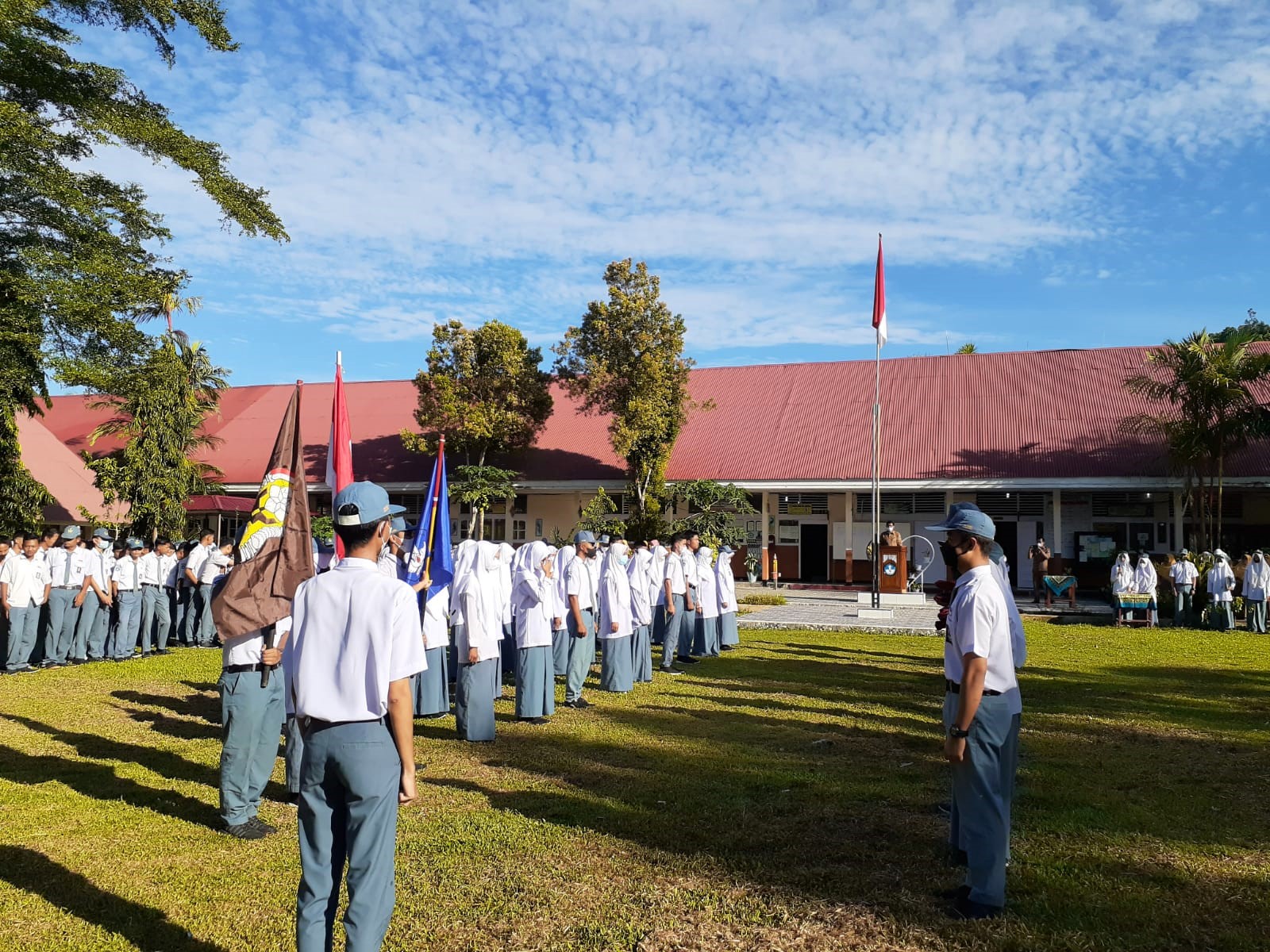 Serah Terima Jabatan Pengurus OSIS SMAN 1 Batang Kapas